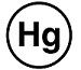 Mercury Hg symbol