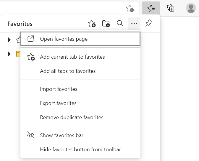 How To Import Favorites And Bookmarks Into Edge From Other Browsers
