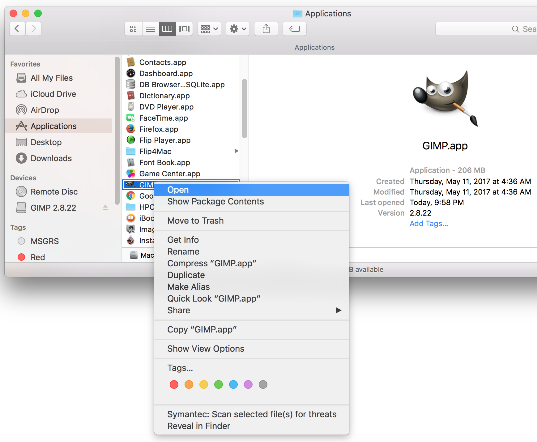 Gimp App For Mac