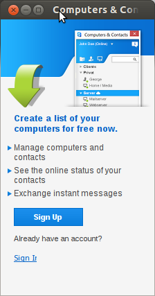 TeamViewer signup or signin