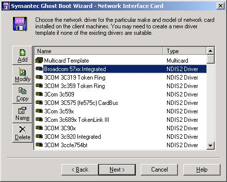 Norton Ghost Broadcom 57xx Integrated Controller