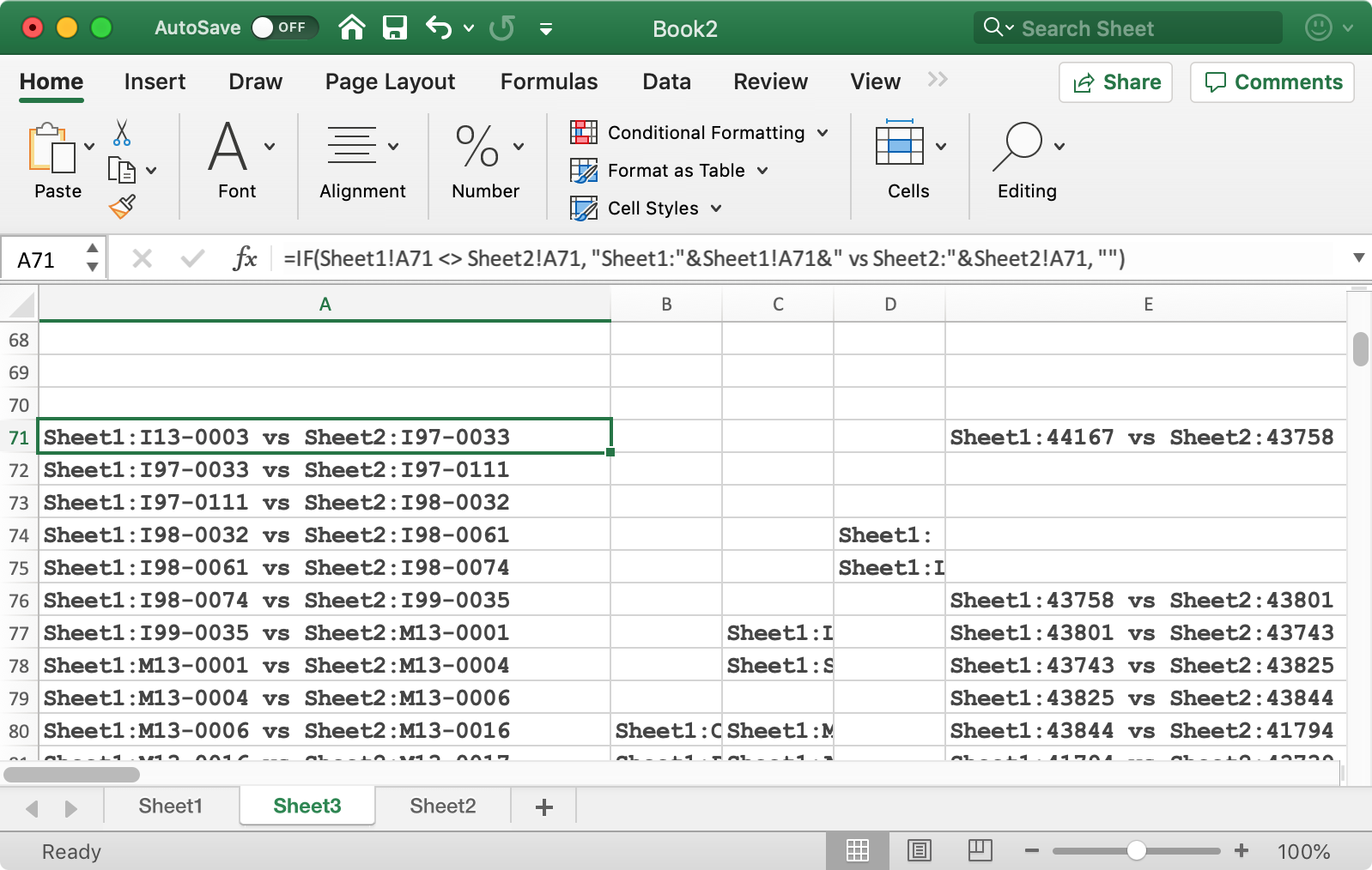 Spreadsheet Compare On Microsoft Excel For Mac