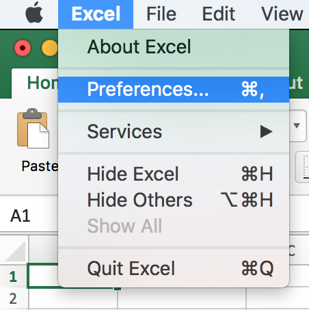 Where Is The Tables Tab In Excel For Mac