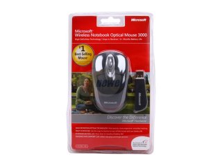 BX3-00008 Microsoft Wireless Notebook 
Optical Mouse 3000 in package