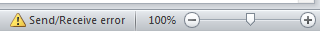 Outlook 2010 send receive error
