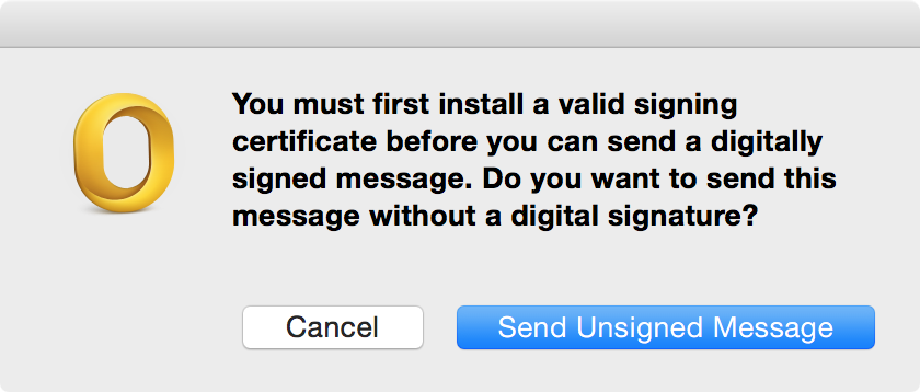 Install a valid signing certificate