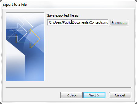 Outlook 2010 save named file