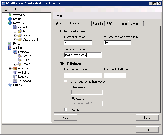 HMailServer Free Email Server For Microsoft Windows