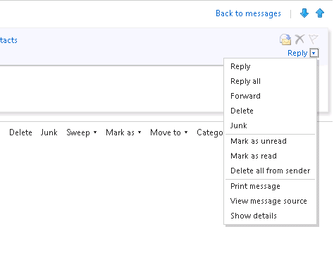 Hotmail - View Message Source