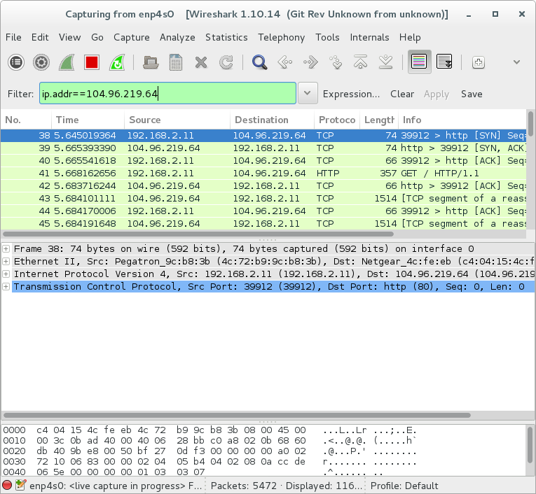 Capturing And Filtering Data With Wireshark