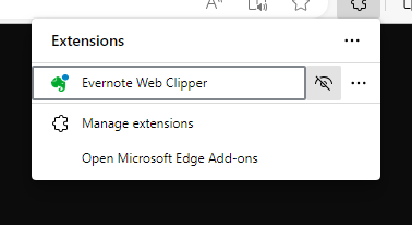 Add icon for Evernote to Edge