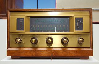 Fisher AM/FM radio from 1959