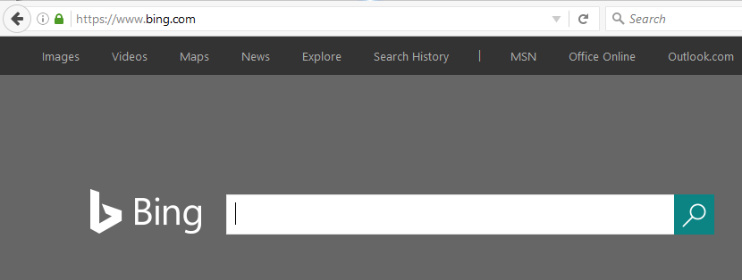 Bing search engine