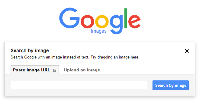 Google Image - Paste or Upload