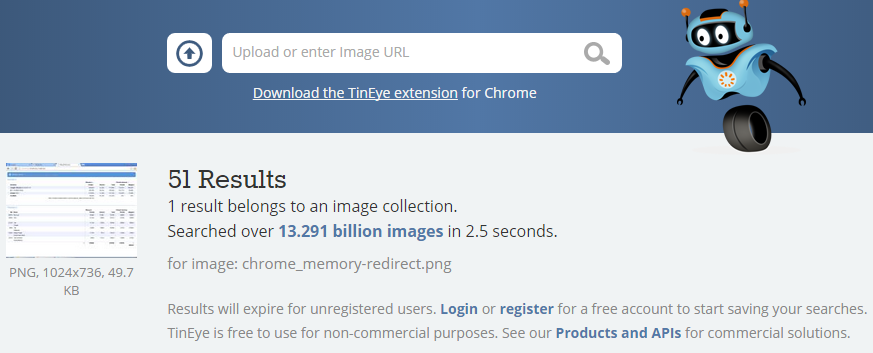 TinEye Image Search Results