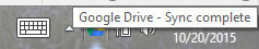 Google Drive Sync Complete