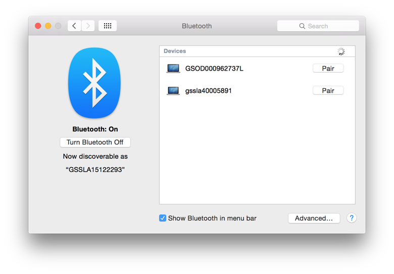 Bluetooth Device Pair