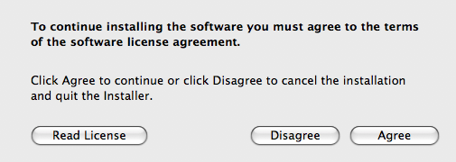 Agree with Xcode Tools License Agreement
