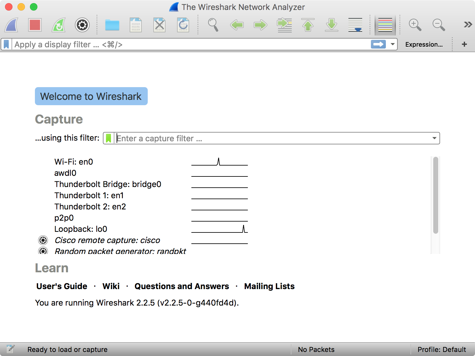 Wireshark on OS X
