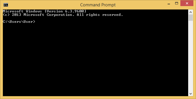 Command Prompt window