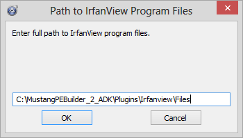 IrfanView Program Files Location Specified