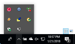 Taskbar - OpenVPN