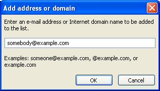 Add address domain