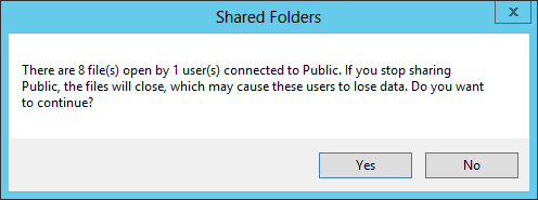 Shared Folders open files