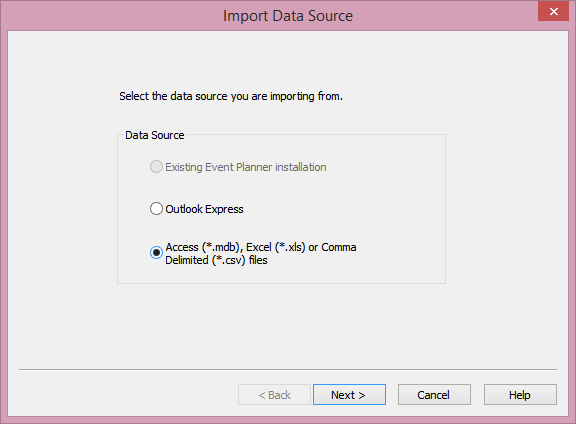 Import Data Source