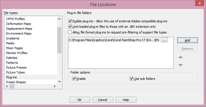 Plug-ins File Locations