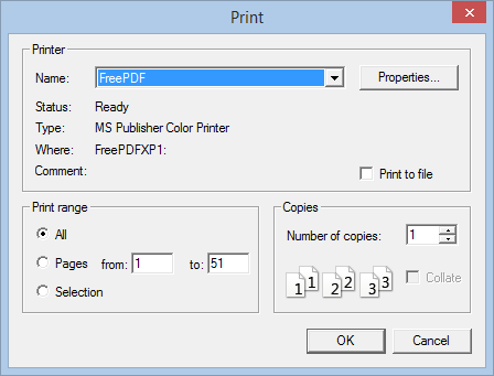 FreePDF Printer