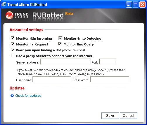 RUBotted Settings