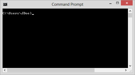 Command Prompt window