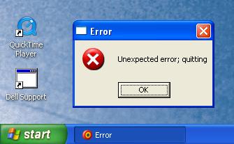 Microsoft Antispyware expiration
error