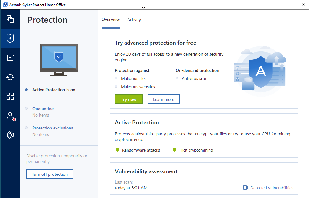 Acronis Cyber Protect - Protection
