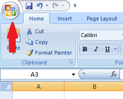 Excel - Office Button