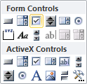 Excel - Form Controls