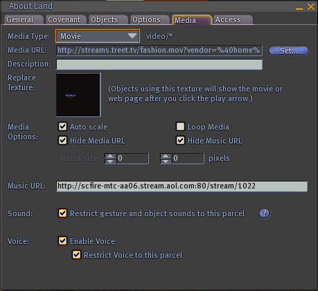 SL About Land Media tab